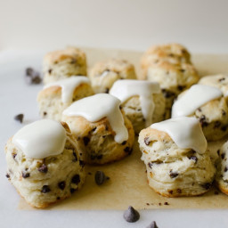 Cream Cheese Chocolate Chip Biscuits