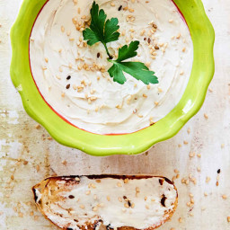 Cream Cheese Dip with Sesame Seeds and Soy Sauce Recipe