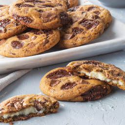Cream Cheese-Filled Chocolate Chip Cookies