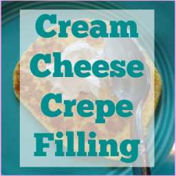 Cream Cheese Filling For Your Crepes