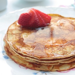 Cream Cheese Pancakes (Low Carb and Gluten Free)