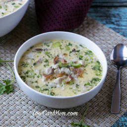 Cream of Chicken Soup with Bacon