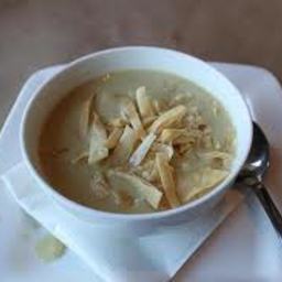Cream of Poblano Soup