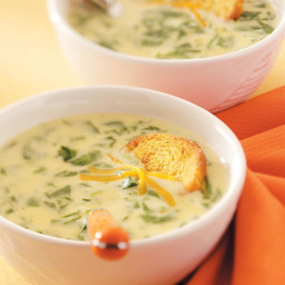 Cream of Spinach Cheese Soup