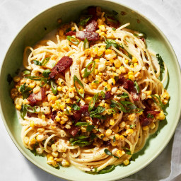 Creamed Corn and Pancetta Make Any Dish Better—Especially Pasta!