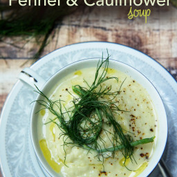 Creamed Fennel and Cauliflower Soup (Paleo & Vegan) — Foraged Dis