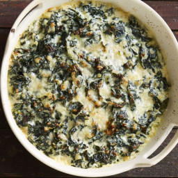 Creamed Kale and Gruyere Gratin