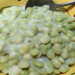 Creamed Lima Beans