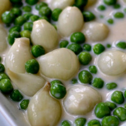 Creamed Peas and Pearl Onions