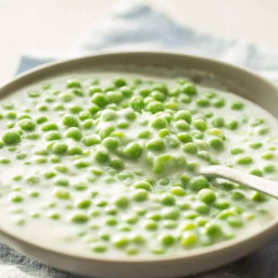 Creamed Peas (with croutons)