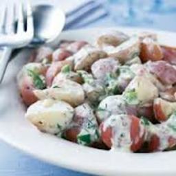 Creamed Red Potatoes and Peas