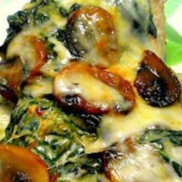 Creamed Spinach Smothered Chicken