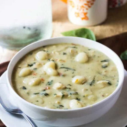 Creamy and delicious this Olive Garden Chicken Gnocchi Soup is perfect for 