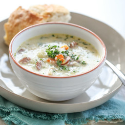 Creamy and Hearty Smoked Sausage Soup
