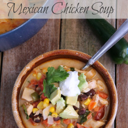 Creamy and Spicy Mexican Chicken Soup