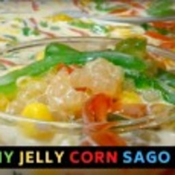 Creamy and Super SARAP Jelly, Corn and Sago Salad