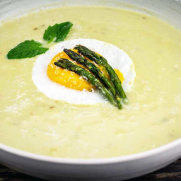 Creamy Asparagus Soup without the Cream! 
