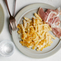 Creamy Baked Pasta with Gruyère and Prosciutto