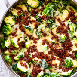 Creamy Brussels Sprouts (keto)