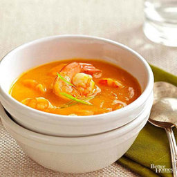 Creamy Butternut Squash Shrimp Curry Soup