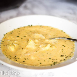 Creamy Cauliflower Soup – Low Carb, THM S