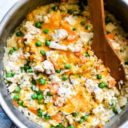 Creamy Chicken and Rice Casserole (One-Pot Recipe!)