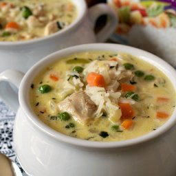 Creamy Chicken and Rice Soup