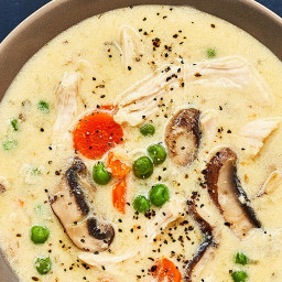 Creamy Chicken & Mushroom Soup
