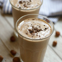 Creamy Chocolate Hazelnut Shake (Vegan)
