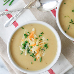 Creamy Coconut Cauliflower & Potato Soup – Vegan & Gluten Free