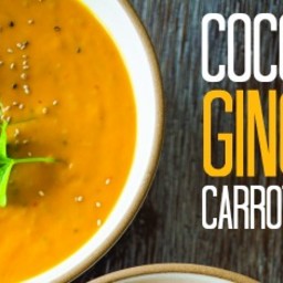 Creamy Coconut Ginger-Carrot Soup