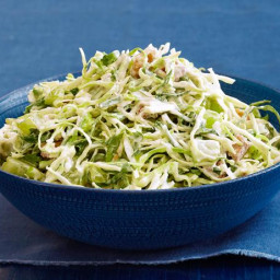 Creamy Coleslaw With Grapes and Walnuts