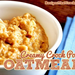 Creamy Crock Pot Oatmeal {Steel Cut}