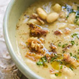 Creamy Fennel and White Bean Soup