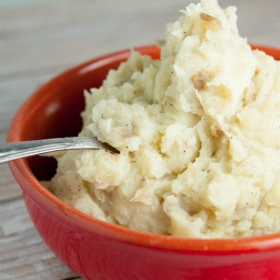 Creamy Garlic Dairy Free Mashed Potatoes