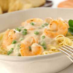Creamy Garlic Shrimp With Angel Hair Pasta