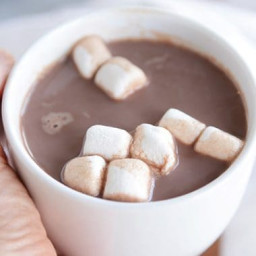 Creamy Homemade Hot Chocolate {in 15 minutes or Less}