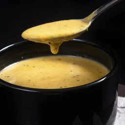 Creamy Instant Pot Broccoli Cheese Soup by Amy + Jacky
