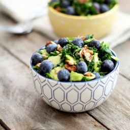 Creamy Kale and Brussels Salad