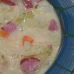 Creamy Kielbasa Soup