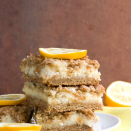 Creamy Lemon Crumb Bars Recipe