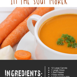 Creamy Moroccan Carrot Soup In The Soup Maker