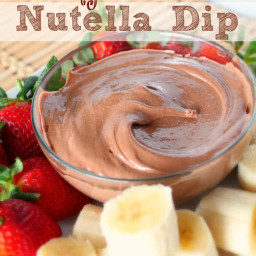 Creamy Nutella Dip Recipe