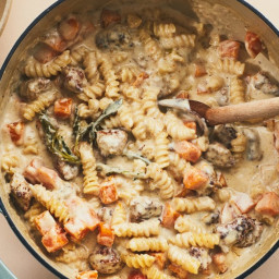 Creamy One-Pot Pasta with Sausage and Squash