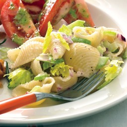 Creamy Pasta Salad with Celery