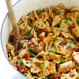 Creamy Pasta with Chicken and Sun-Dried Tomatoes