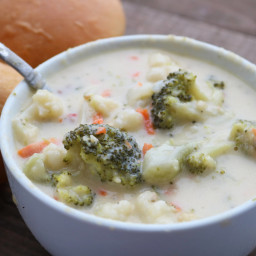 Creamy Pepper jack Broccoli Cheese Soup