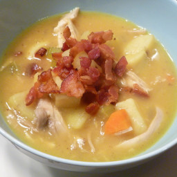 Creamy Potato and Chicken Soup (AIP, nightshade free, dairy free)