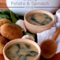 Creamy Potato and Spinach Soup