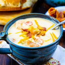 Creamy Potato Soup with Shrimp